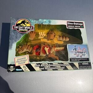 Jurassic Park Lost World Dino Damage Medical Center Allosaurus Playset 1997